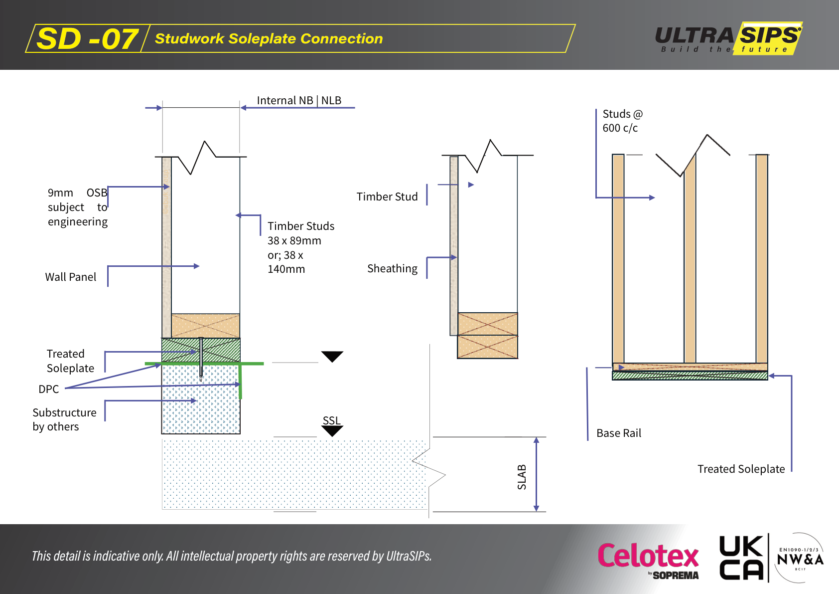 SD-07: Studwork Soleplate Connection